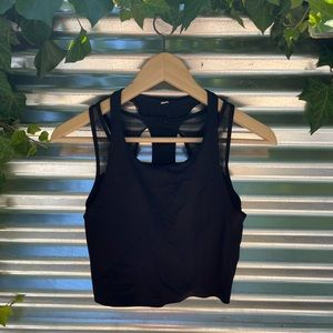 Lulu Lemon Sports Crop Top & Bra Combo
